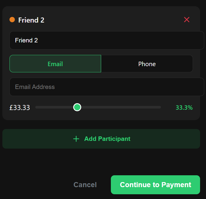 Send payment requests